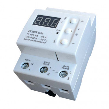 Реле напряжения ZUBR D63