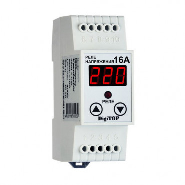Реле напряжения DigiTOP Vp-16A Реле напряжения DigiTOP Vp-16A
